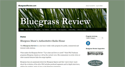 Desktop Screenshot of bluegrassreview.com